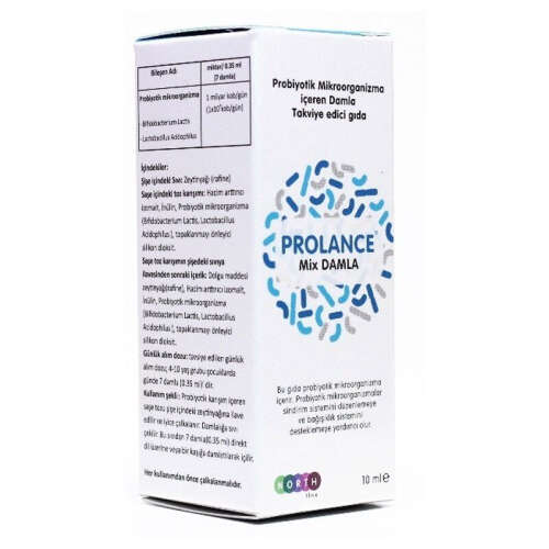 North Line Prolance Probiyotik İçeren Takviye Edici Gıda 10 ml - 1