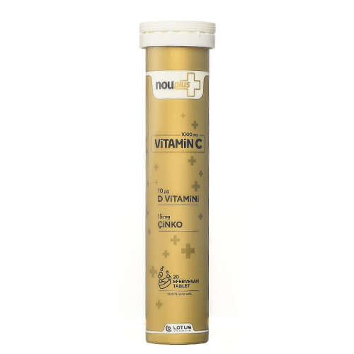 NouPlus C Vitamini 20 Efervesan Tablet - NouPlus