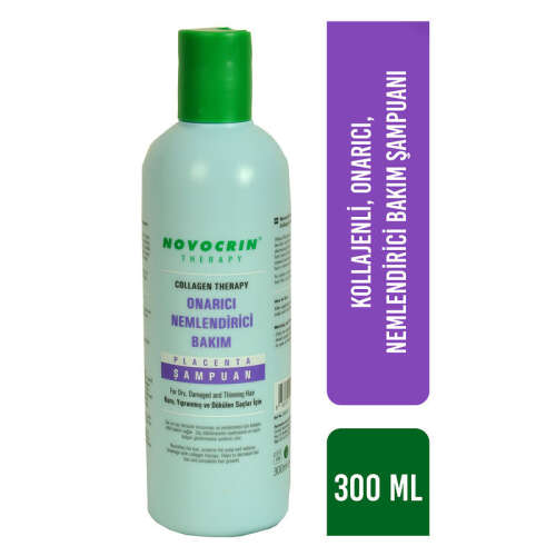 Novocrin Collagen Therapy Onarıcı Nemlendirici Şampuan 300 ml - Novocrin