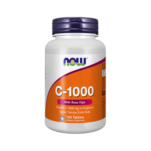 Now C-1000 With Rose Hips 100 Tablet - Now