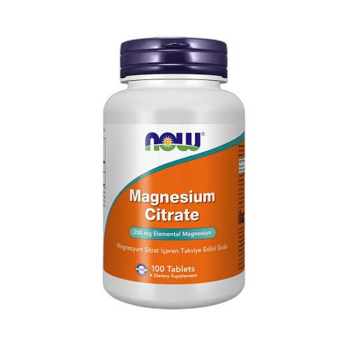 Now Magnesium Citrate 100 Tablet - Now