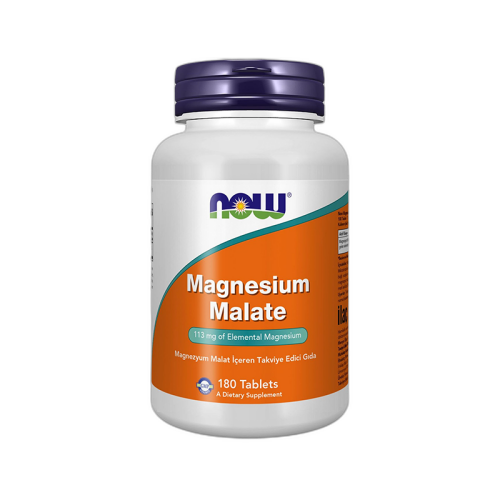 Now Magnesium Malate 180 Tablet - Now