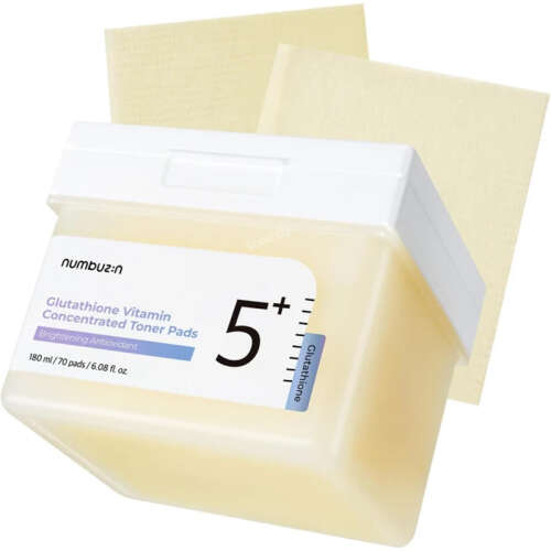 Numbuzin No-5+ Glutathione Vitamin Concentrated Toner Pads 180 ml - 2