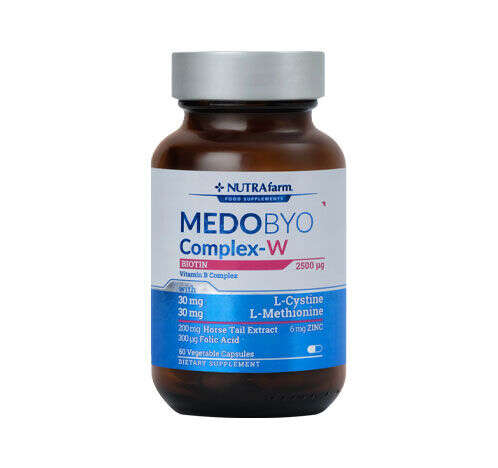 NutraFarm Medobyocomplex-W Biotin 60 Kapsül - Dermoskin