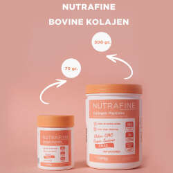 Nutrafine Bovine Collagen Doğal %100 Çifte Hidrolize Tip 1 ve Tip 3 İçeren Kolajen 300 gr - 30 Günlük - 5