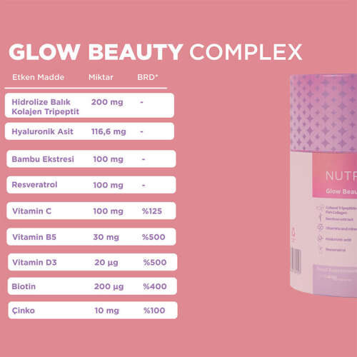 Nutrafine Glow Beauty Complex 21 Saşe - 5