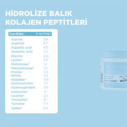 Nutrafine Marine Collagen Doğal %100 Çift Hidrolize Tip 1 Balık Kolajen Peptitler - 210 gr - 4
