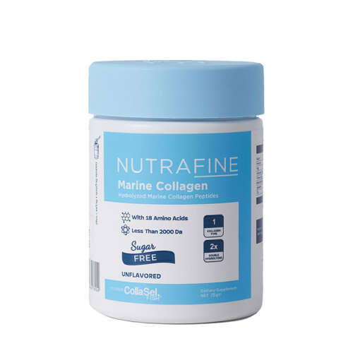 Nutrafine Marine Collagen Doğal %100 Çift Hidrolize Tip 1 Balık Kolajen Peptitler - 70 gr - 7 Günlük - Nutrafine