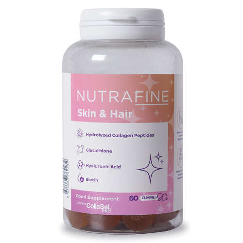 Nutrafine Skin Hair 60 Gummies - Nutrafine