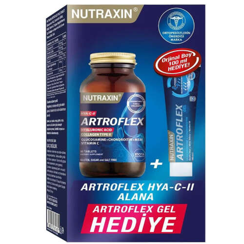 Nutraxin Artroflex HYA-C-II 90Tablet + Extra Gel HEDİYE - Nutraxin