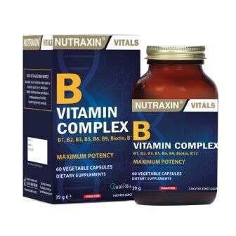 Nutraxin B Vitamin Complex 60 Kapsül - Nutraxin
