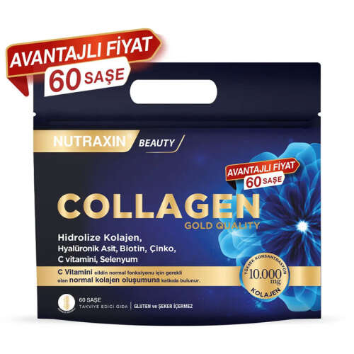 Nutraxin Collagen Gold Quality Hidrolize Kolajen 60 Saşe - Nutraxin