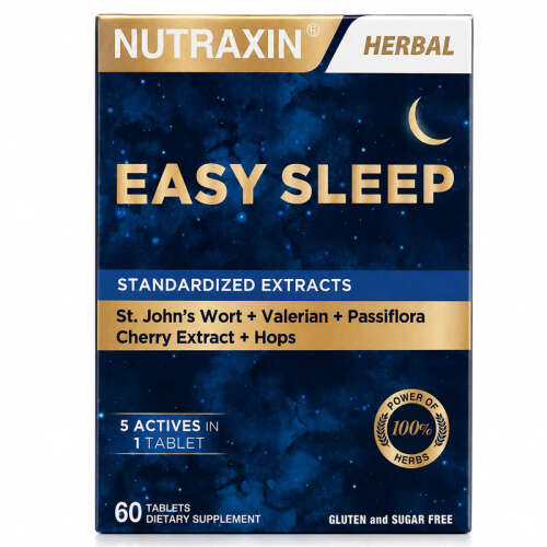 Nutraxin Easy Sleep Takviye Edici Gıda 60 Tablet - Nutraxin