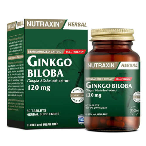 Nutraxin Ginkgo Biloba 60 Kapsül - Nutraxin