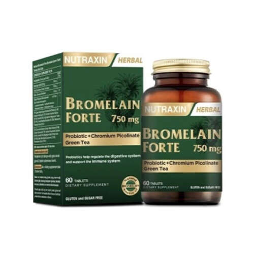 Nutraxin Bromelain Forte 60 Tablet - Nutraxin