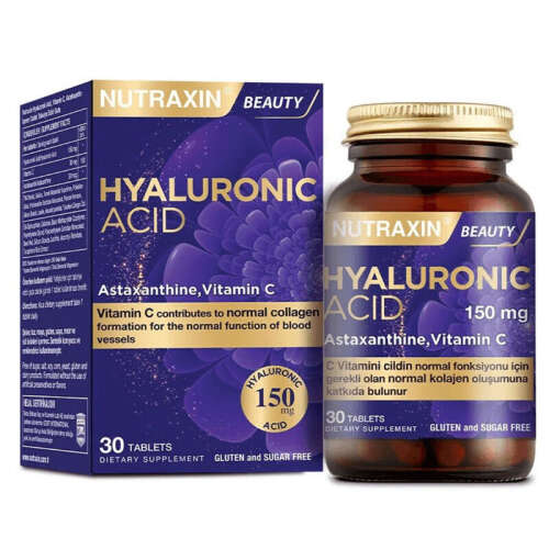 Nutraxin Hyaluronik Asit Takviye Edici Gıda 30 Tablet - Nutraxin