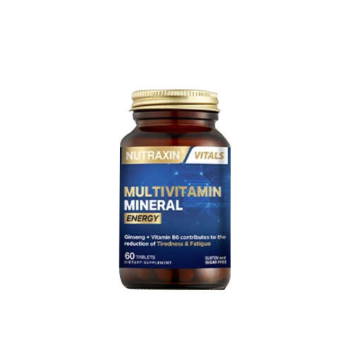 Nutraxin Multivitamin Mineral İçeren Takviye Edici Gıda 60 Tablet - Nutraxin