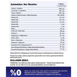 Nutraxin Multivitamin Mineral Powder 300 Gr - 2