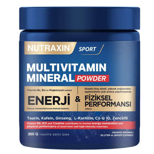 Nutraxin Multivitamin Mineral Powder 300 Gr - Nutraxin