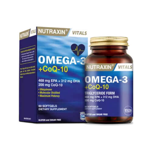 Nutraxin Omega-3+CoQ-10 60g - Nutraxin