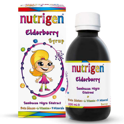 Nutrigen Kara Mürver Şurup 200 ml - Nutrigen