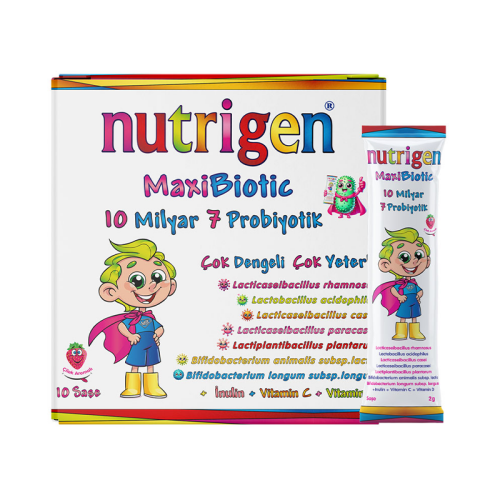 Nutrigen Maxibiotic Probiyotik 10 Saşe İçeren Takviye Edici Gıda - Nutrigen