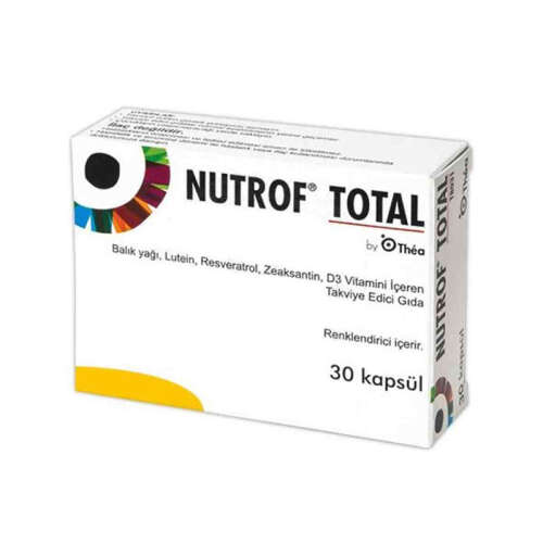 Nutrof Total Takviye Edici Gıda 30 Kapsül - Nutrof