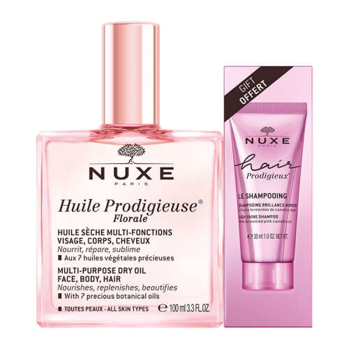 Nuxe Huile Prodigieuse Floral Çok Amaçlı Kuru Yağ 100 ml - Şampuan HEDİYE - Nuxe