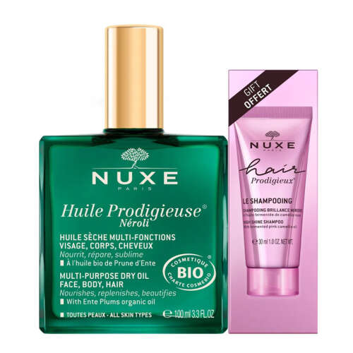 Nuxe Huile Prodigieuse Neroli SET Hair Prodigieux Şampuan 30 ml HEDİYE - Nuxe