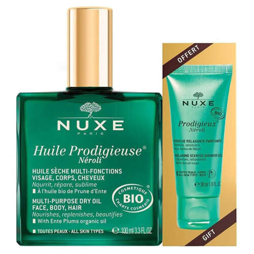 Nuxe Huile Prodigieuse Neroli SET Shower Gel 30 ml HEDİYE - 1