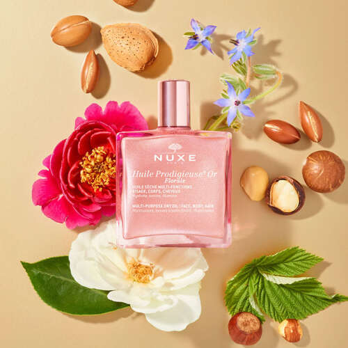 Nuxe Huile Prodigieuse OR Pembe Parıltılı Çiçeksi Çok Amaçlı Kuru Yağ 50 ml - 2