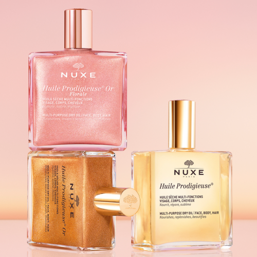 Nuxe Huile Prodigieuse OR Pembe Parıltılı Çiçeksi Çok Amaçlı Kuru Yağ 50 ml - 8