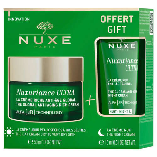 Nuxe Nuxuriance Ultra Anti Aging Rich Cream 50 ml + 15 ml Gece Kremi HEDİYE - 1
