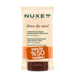 Nuxe Reve De Miel Creme Mains Et Ongles 2x50ml | 2. %50 İndirimli - 1