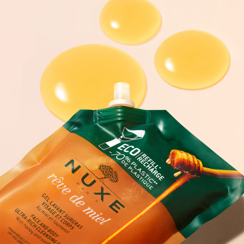 Nuxe Reve de Miel Face and Body Ultra Rich Cleansing Gel 400 ml - Refill - 3