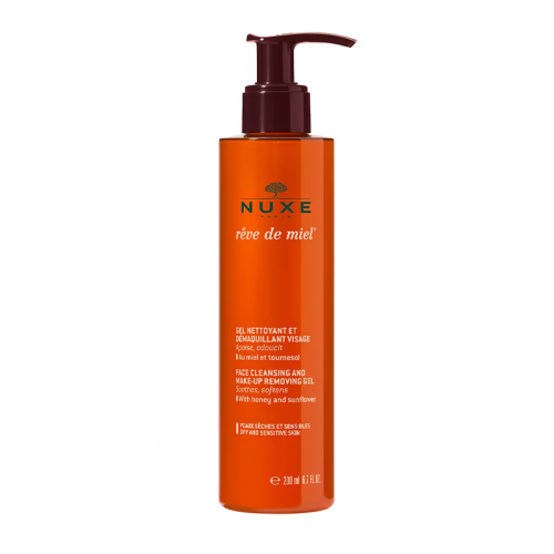 Nuxe Reve De Miel Face Cleansing And Make Up Removing Gel 200ml - Nuxe