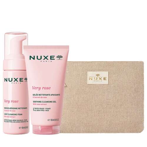 Nuxe Very Rose Bakım Seti - Makyaj Çantası HEDİYELİ - Nuxe