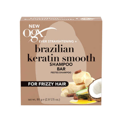 OGX Brazilian Keratin Smooth Shampoo Bar 80 g - 1