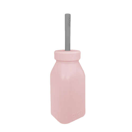 OiOi 1 Şişe+ 1 Pipet 6 Ay+ Pinky Pink Powder Grey - OiOi