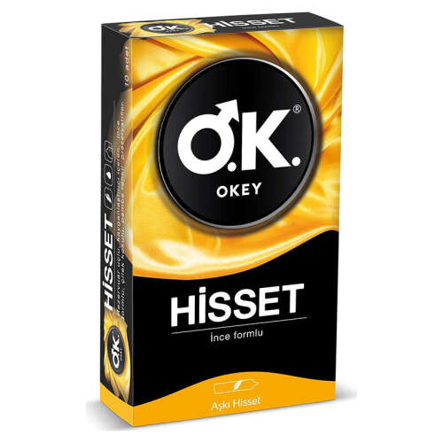 Okey Hisset Prezervatif 10 adet - Okey