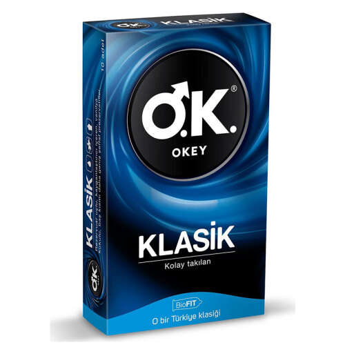 Okey Klasik Prezervatif 10 adet - Okey