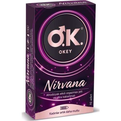 Okey Nirvana 10 Adet Prezervatif - Okey