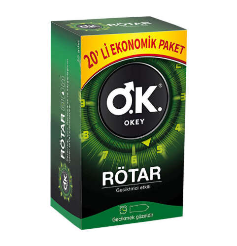Okey Rötar 20 Adet Prezervatif - 1
