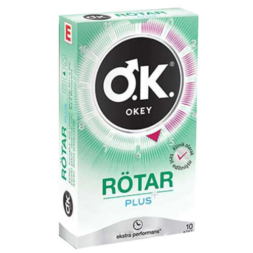 Okey Rötar Plus Prezervatif 10 Adet - Okey