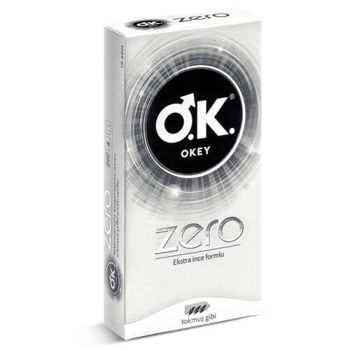 Okey Zero Ekstra İnce Formlu Prezervatif 10 adet - Okey