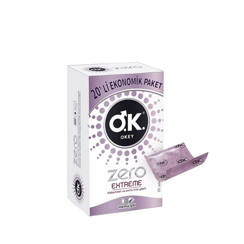 Okey Zero Prezervatif Extreme 20'li - 1