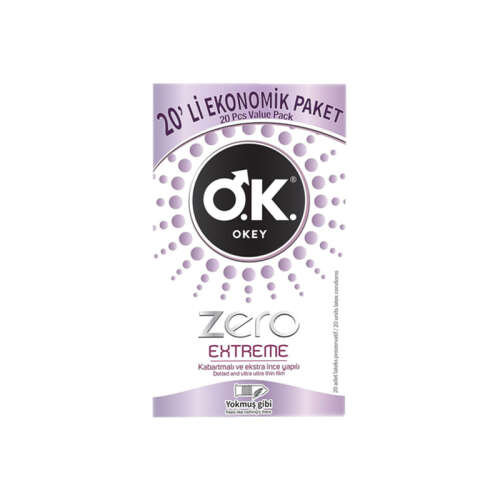 Okey Zero Prezervatif Extreme 20'li - Okey