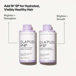 Olaplex No 4P Blonde Enhancer Toning Shampoo 1000 ml - 4