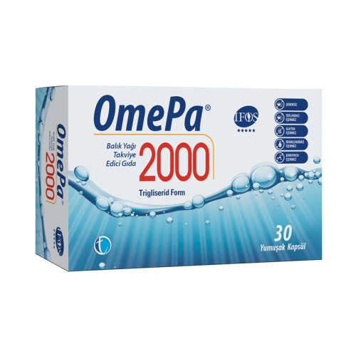 Omepa 2000 Balık Yağı Takviye Edici Gıda 30 Kapsül - 1