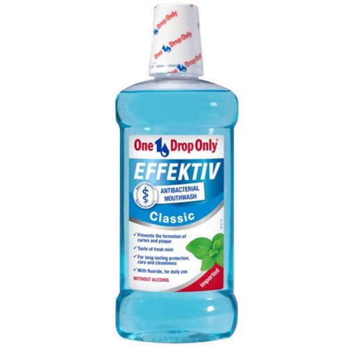 One Drop Only Classic Alkolsüz Ağız Gargarası 500 ml - 1